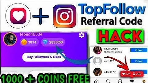 Top follow promocode today | Top follow promo code | Top follow code | new code top follow today |