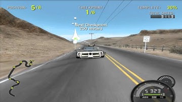 Need For Speed: ProStreet - Race #183 - Top Speed Run (Nevada Highway - Nitrocide)