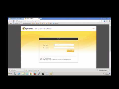 Symantec Validation & ID Protection (VIP): Identity Certificate Installation