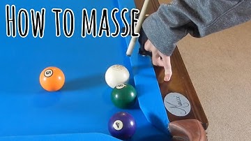 How to Make Short Masse Shots | How to Curve the Cue Ball