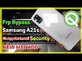 Frp Bypass Samsung A21s SM-A217F Android Q 10 | Fix App Not Install Security | New Method