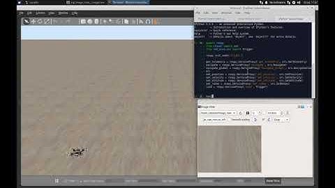 Simulating Clover drone in Gazebo (camera, optical flow, rangefinder, LED strip)