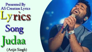 Arijit Singh:Judaa|Kumaar|Jaidev Kumar|Album Ishqedarriyan|New Hindi Sad Lyrical Song.