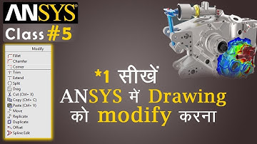 5 ansys design modeler modify toolbar part1