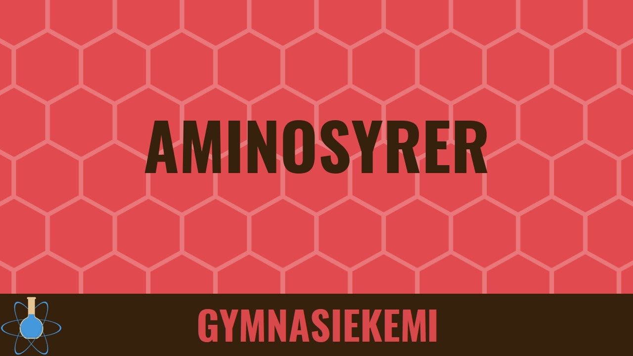 Aminosyrer og dipeptider |  Kemi B - Biokemi 6