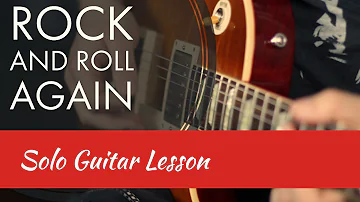 Rock and Roll Again Solo Lesson - Blackberry Smoke