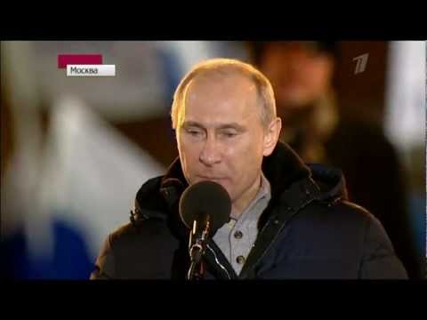 Putin says with tears in his eyes "We have won in an open and fair battle"