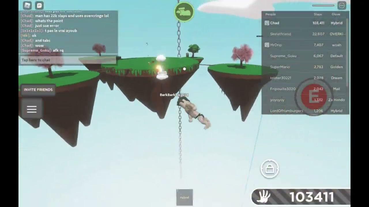 tab glitching overcringe. roblox slap battles YouTube