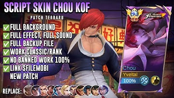 NEW! Script Skin Chou KOF Iori Yagami No Password | Latest Patch