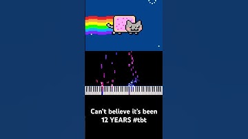 #nyancat is almost a teenager #piano #sheetmusicboss #pianotutorial #tbt #throwbackthursday