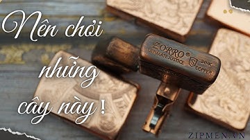 Mua 1 lần dùng 1 đời | Anh em chơi bật lửa không nên bỏ qua những cây này | bật lửa zorro đồng đỏ