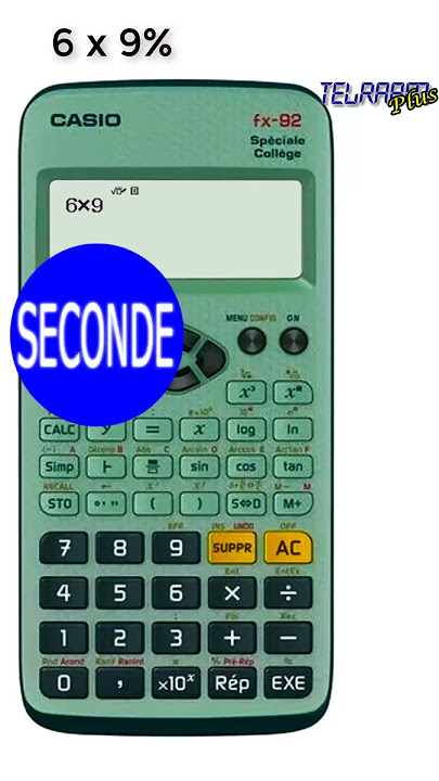 How to CALCULATE PERCENTAGE with calculator? CASIO fx-92 Speciale