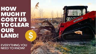 How much it really cost to clear land and how to do it!