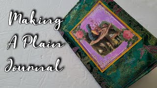 How to Make a Plain and Simple Journal - Easy Gift idea - Craft Along with Me