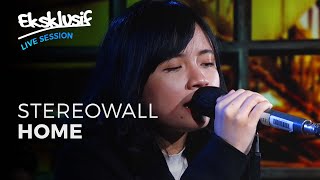 STEREO WALL - HOME (Live Session Acoustic KompasTV)