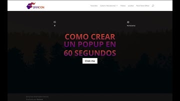 DIVI POPUP ► EN 60 segundos, varios tutoriales divi themes ⏰#DiviConwordpress