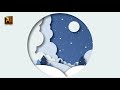 HOW TO CREATE A WINTER PAPER CUTOUT EFFECT ILLUSTRATION | ADOBE ILLUSTRATOR TUTORIAL.