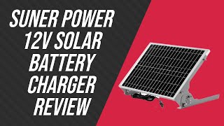 Suner Power Solar Panels for 12V Battery Charging