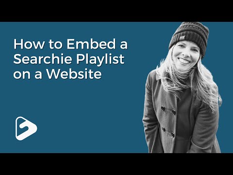 How to Embed a Searchie Playlist on a Website