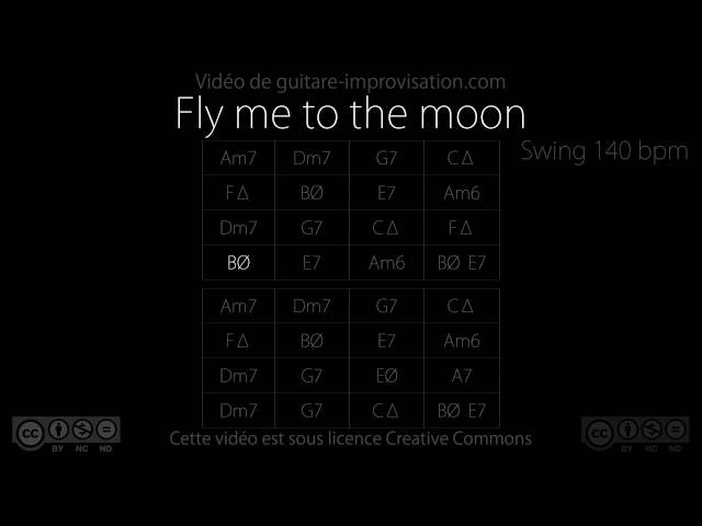 Fly me to the moon : Backing Track class=