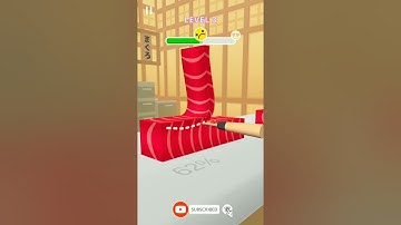 SUSHI ROLL 3D - All Levels Gameplay Walkthrough (Android, iOS)