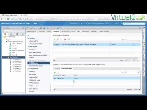 VMware vSAN 6.5 iSCSI Configuration - VirtualG.uk