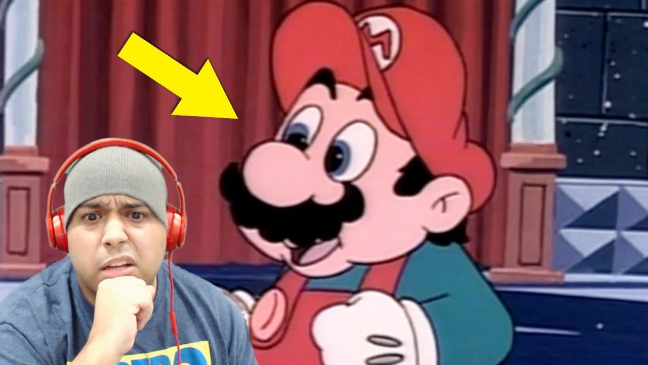 REACTING TO OLD SUPER MARIO CARTOONS..