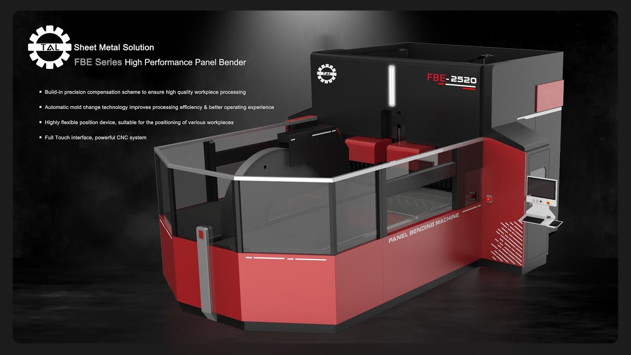 TLBEND FBE Automatic Panel bender machine - Canada client sample ...