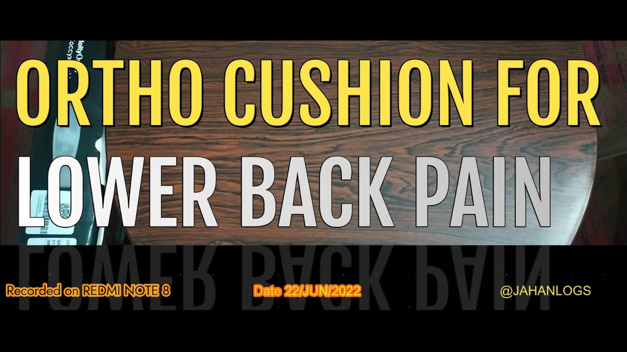 Molty Ortho Coccyx Cushion for Lower Back Pain Relief, Best Cushion for  Travellers and Bikers