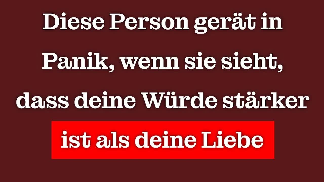 Person gerät in PANIK, wenn sie sieht, dass deine Würde stärker ist als deine Liebe ｜ Carl Jung
