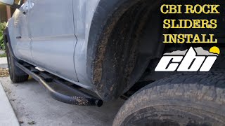 CBI Offroad Fab Toyota Tacoma Trail BoltOn Rock Sliders Install | 2016  Current