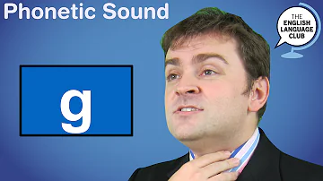 The /g/ Sound