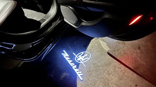 Maserati Puddle Light Installation