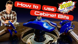 Cope and Stick Cabinet Bits // How to use