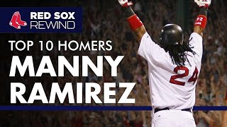 Top 10 Manny Ramirez Home Runs Red Sox Rewind