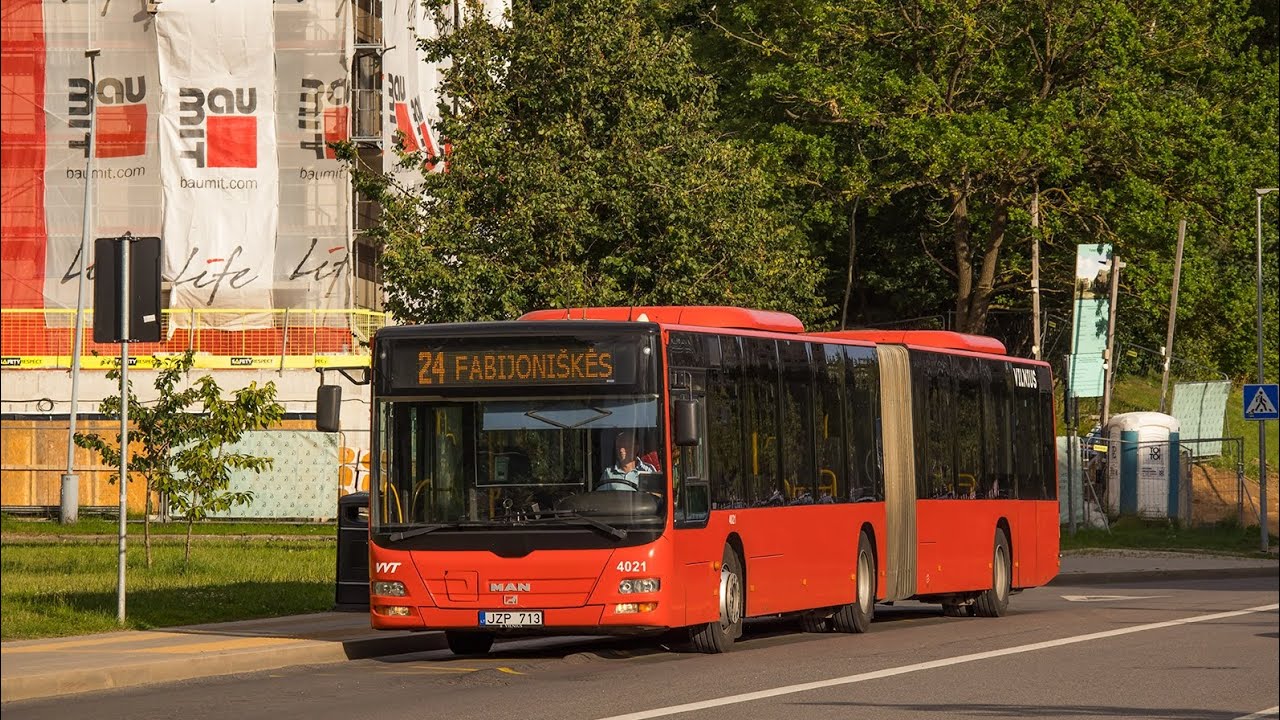 (VVT AP) MAN A23 Lion's City GL NG313 #4021 / Vilnius, Lithuania /