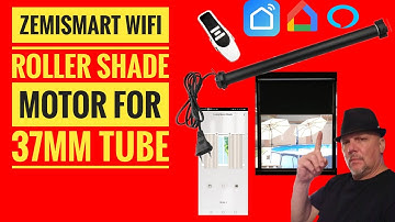 Zemismart 37mm WIFI Roller Shade Motor Install works with Smart Life Alexa Google Home