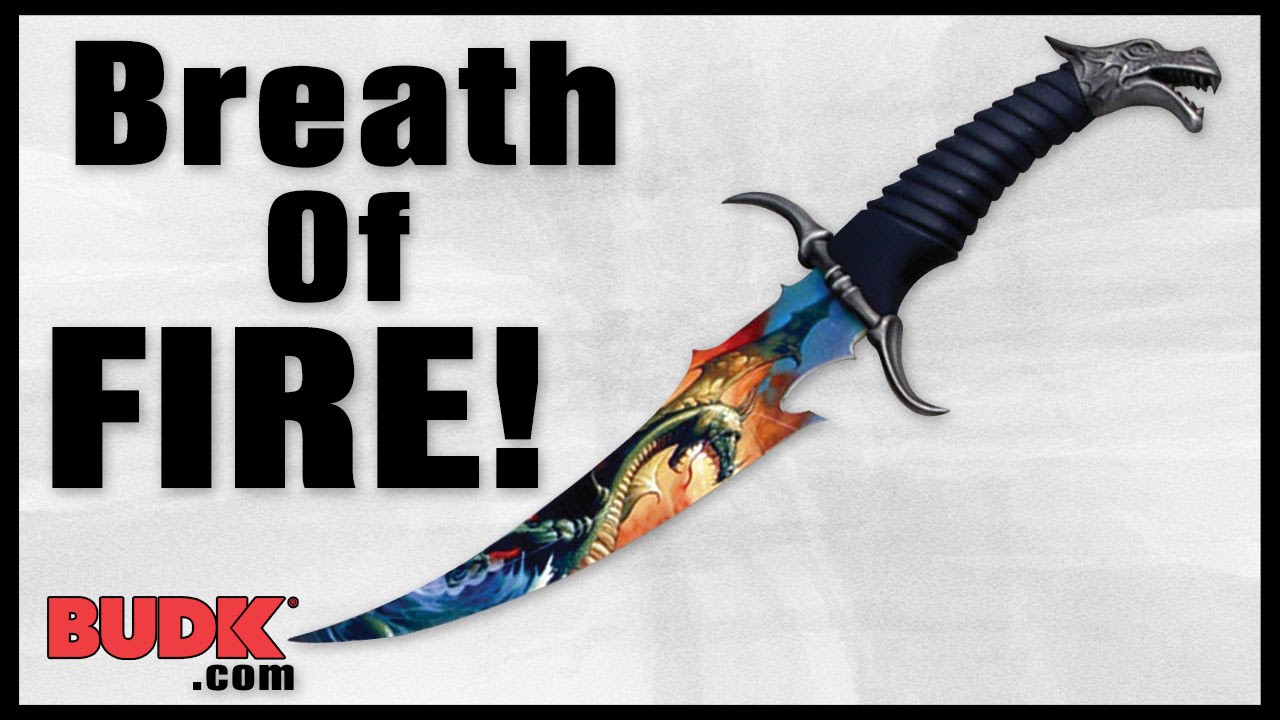 Fantasy Dragon Bowie Knife