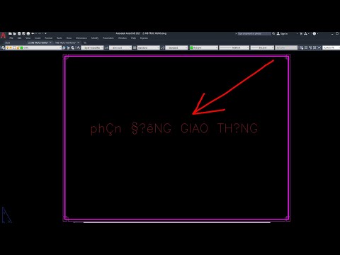 Autocad Cực hay - Sửa lỗi font trong CAD cực dễ