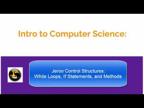 Intro CS: Jeroo Control Structures - While Loops, If Statements, and Custom Methods