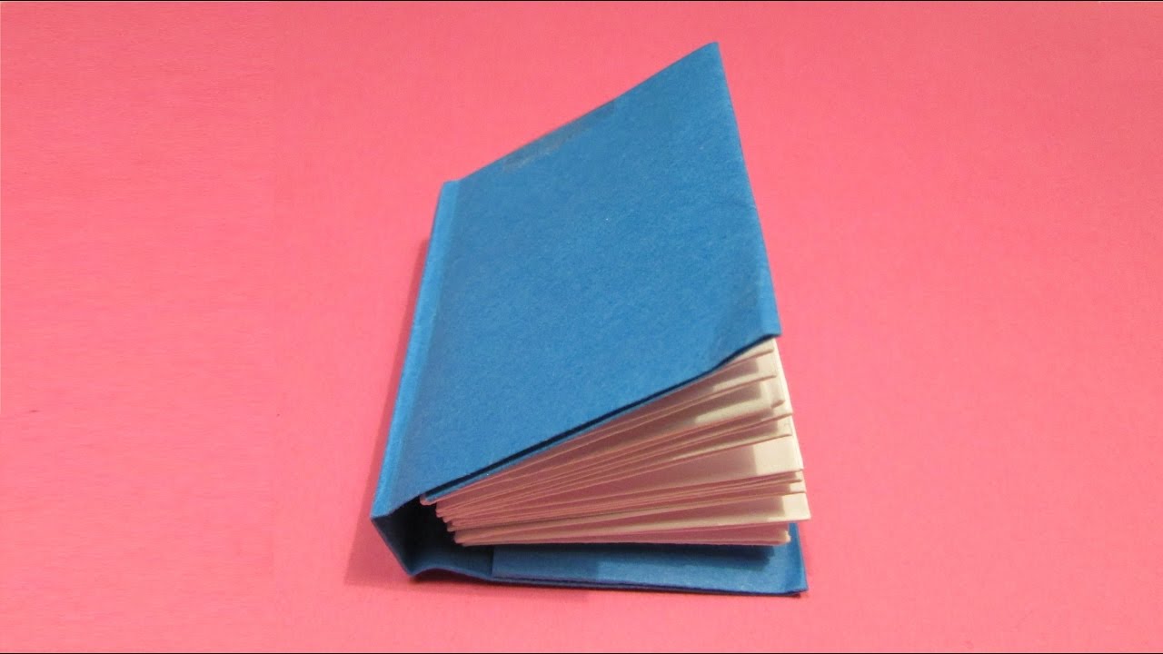 Comment faire un mini livre en papier - Le tuto facile