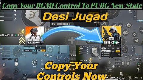 How to copy Bgmi controls in pubg new State | pubg new State me bgmi ke control copy kaise krein