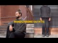 MONOCHROME LOOKBOOK | 3 Simple Outfits | Men's Fashion 2020