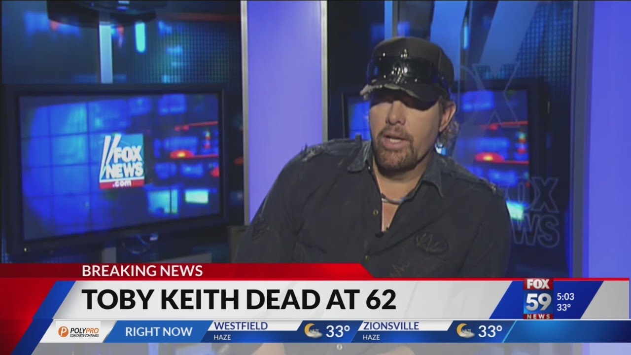 ⁣Country superstar Toby Keith dies at 62