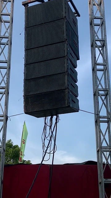 Cek Sound Line array “ An - Nida Audio Ngawi “