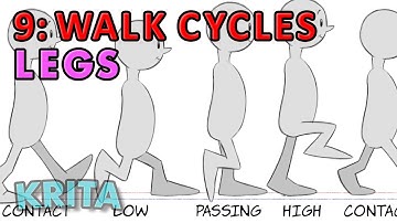 Animate 9: Walk Cycle (legs)