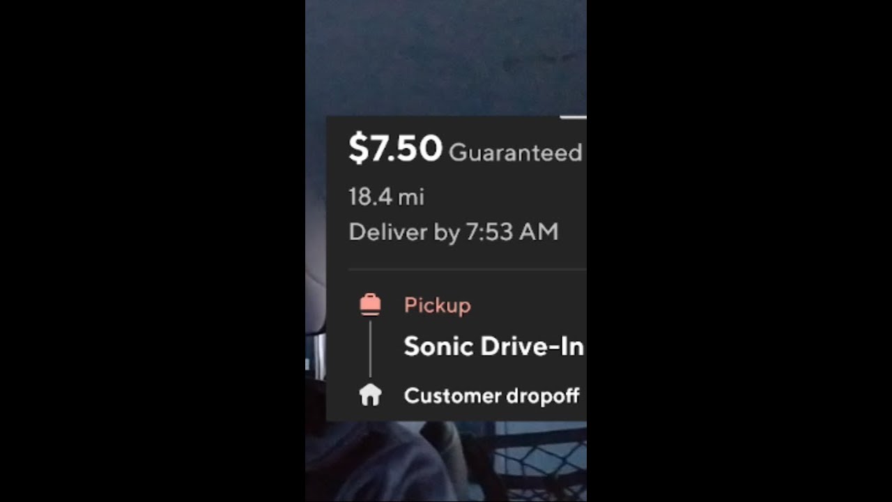 Low Pay Minimum Wage Gig: Shopping Delivery Driver: DoorDash Uber Eats