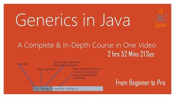 Generic Classes (Generics) in Java| From Beginner to Pro | A Complete In-Depth Course In One Video