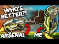 I CHALLENGED ARSENAL TO SEE WHO'S THE BETTER RUMBLE PLAYER