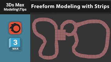 Strips Tool in 3ds Max | Editable Poly Freeform Modeling
